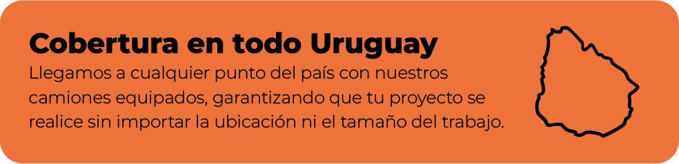 COBERTURA EN TODO URUGUAY